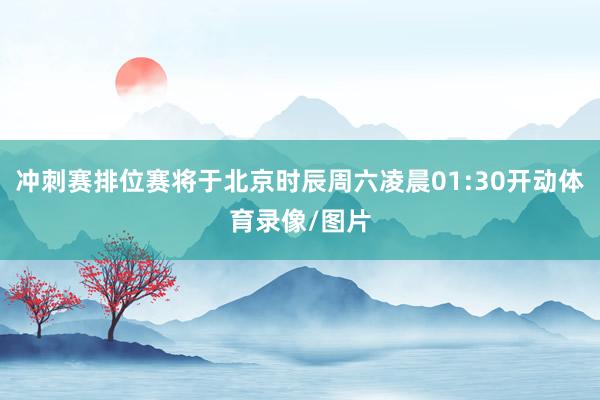 冲刺赛排位赛将于北京时辰周六凌晨01:30开动体育录像/图片