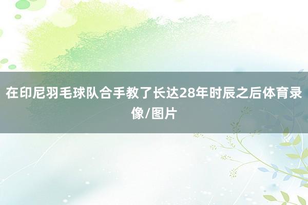 在印尼羽毛球队合手教了长达28年时辰之后体育录像/图片