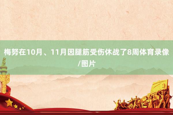 梅努在10月、11月因腿筋受伤休战了8周体育录像/图片