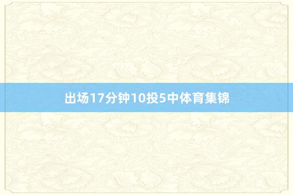 出场17分钟10投5中体育集锦