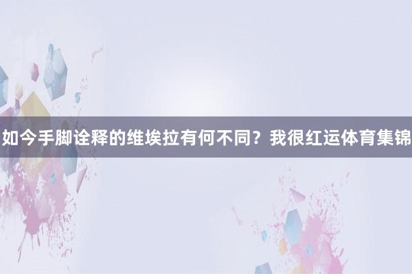 如今手脚诠释的维埃拉有何不同？我很红运体育集锦