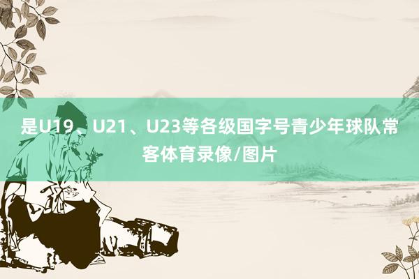 是U19、U21、U23等各级国字号青少年球队常客体育录像/图片